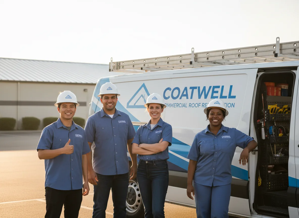 Commercial roof coating company in Ramsey, IL